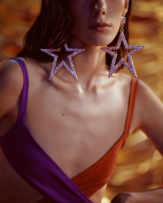 Exaggerated Star Earring