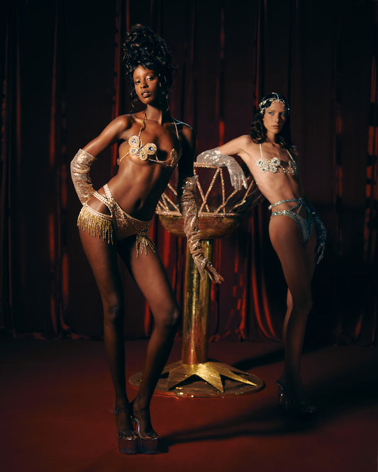 Calcinha Cabaré Prata