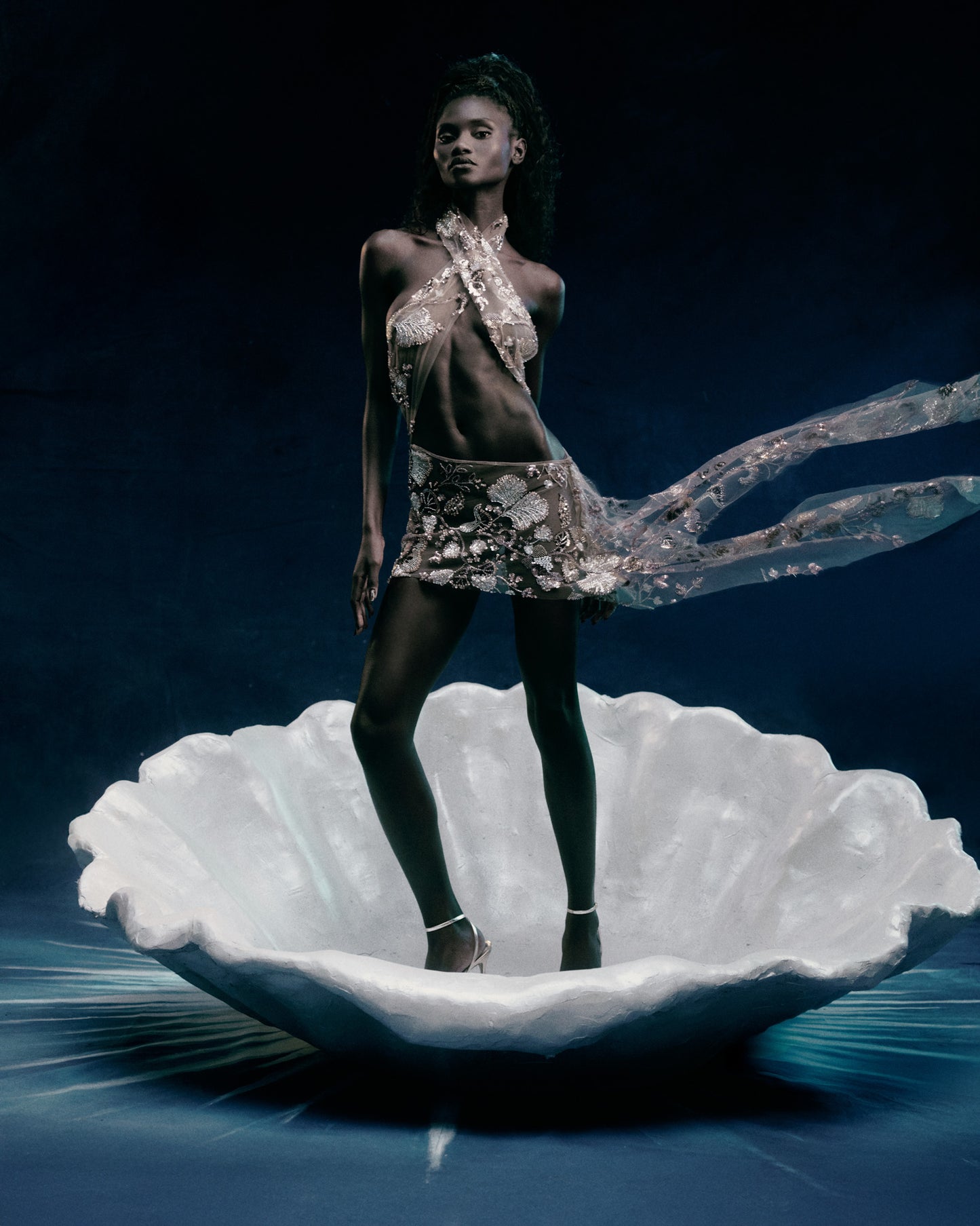 Vestido Cruzado Miçanga