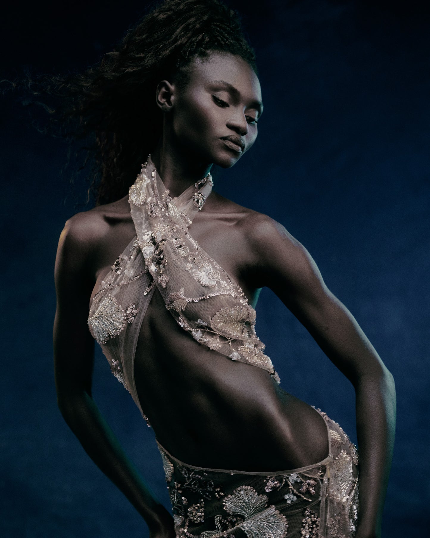 Vestido Cruzado Miçanga