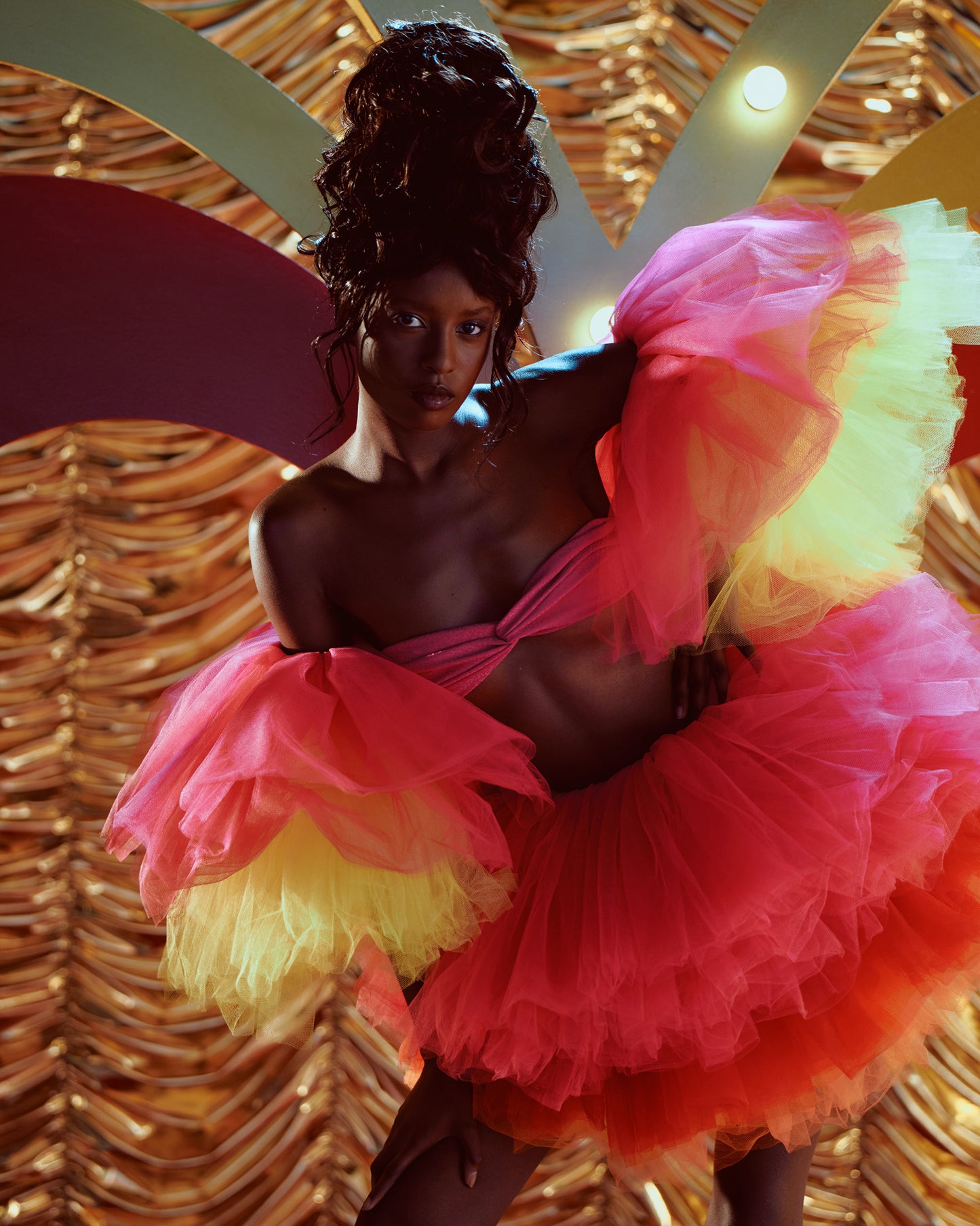 Layered Tulle Dress